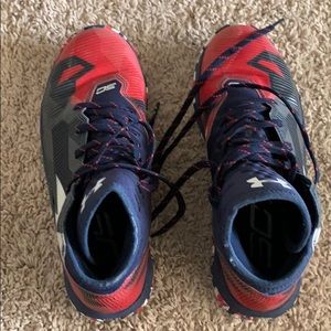 Under Armor boys basketball shoes